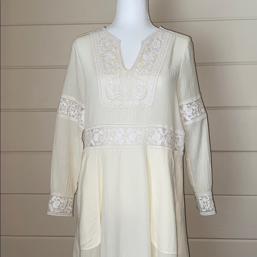 SEA  Peasant Maxi Dress Size 2
